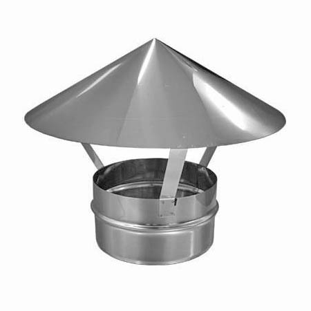 Зонт вентиляционный Ø500 оцинк. сталь
