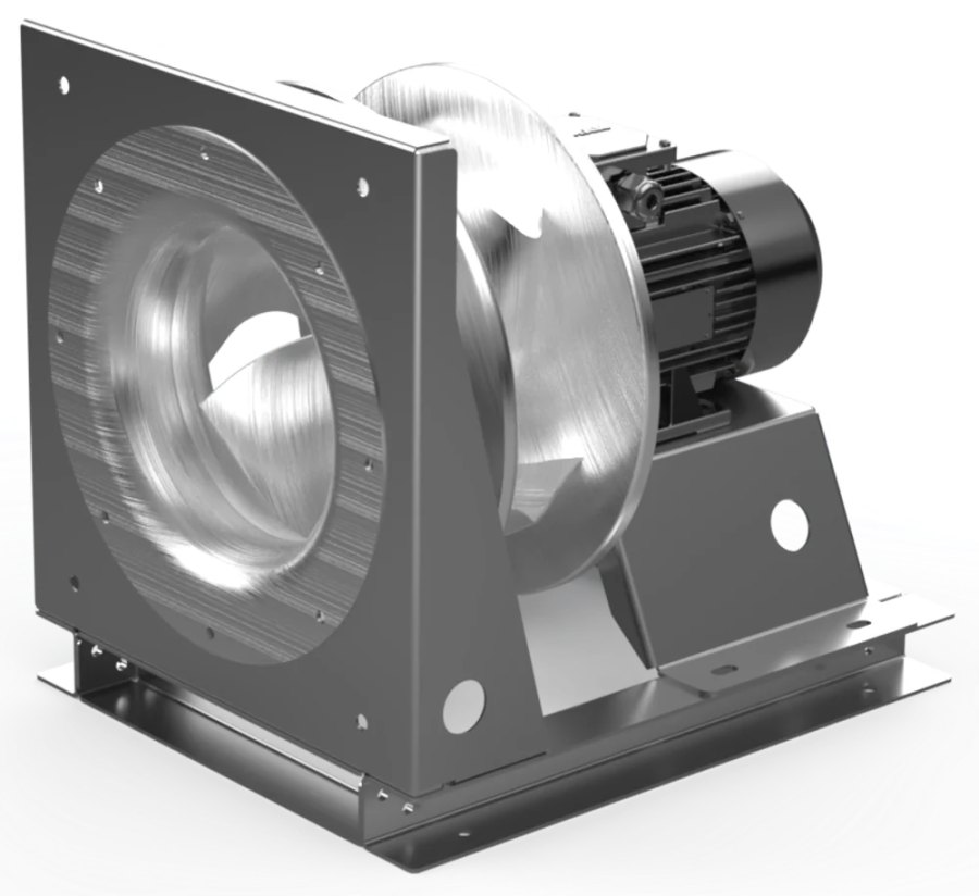 Промышленный вентилятор plug-fan с назад загнутыми лопатками RADPF AC 280
